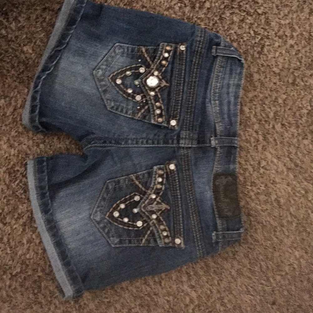 Denim shorts